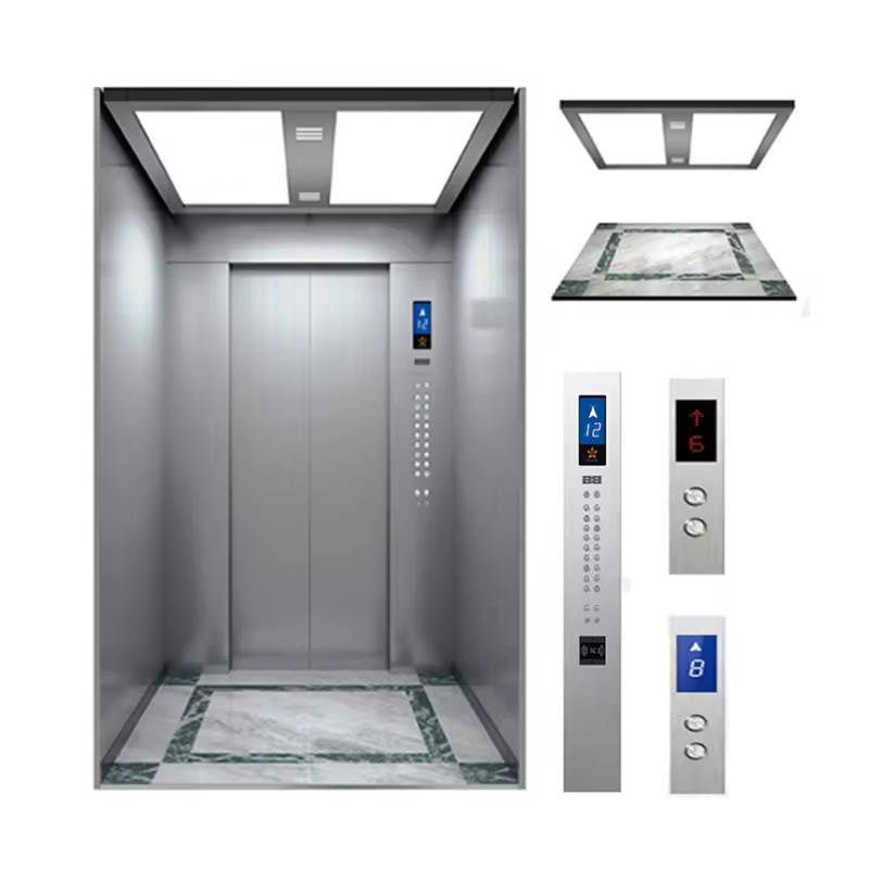 Aerix Elevators premium passenger lift installed in commercial building Delhi NCR India